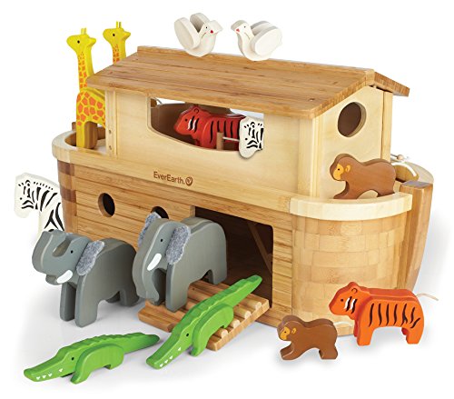 legno Arca di noe nuova Bambini Giochi Giocattoli in legno Hape Giocattoli in legno marca Hape 