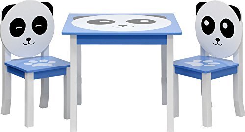 6 combinazioni Set composto da tavolo per bambini e 2 sedie IB-Style Set di mobili per bambini PAPILLON 