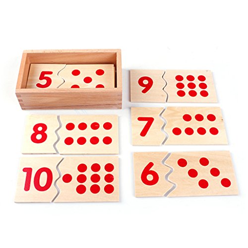 10 apprendimento asilo matematica giocattolo a Bambini matematica giocattolo dito conteggio 1 