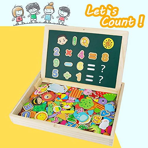 Magnetica Lavagna Giocattoli In Legno Puzzle Gioco Da Tavolo Giochi Creativi Costruzioni Per Bambini 3 Anni 0 0