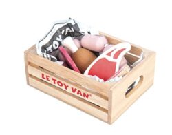 Le Toy Van Honeybake Wooden Mercato Carne Crate 0